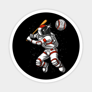 Space Astronaut Baseball Magnet